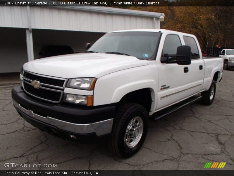 Summit White / Dark Charcoal 2007 Chevrolet Silverado 2500HD Classic LT Crew Cab 4x4