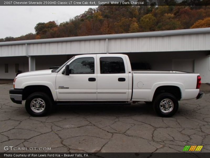 Summit White / Dark Charcoal 2007 Chevrolet Silverado 2500HD Classic LT Crew Cab 4x4