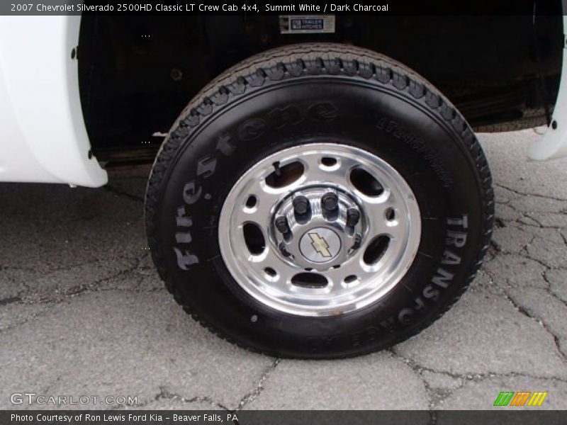 Summit White / Dark Charcoal 2007 Chevrolet Silverado 2500HD Classic LT Crew Cab 4x4