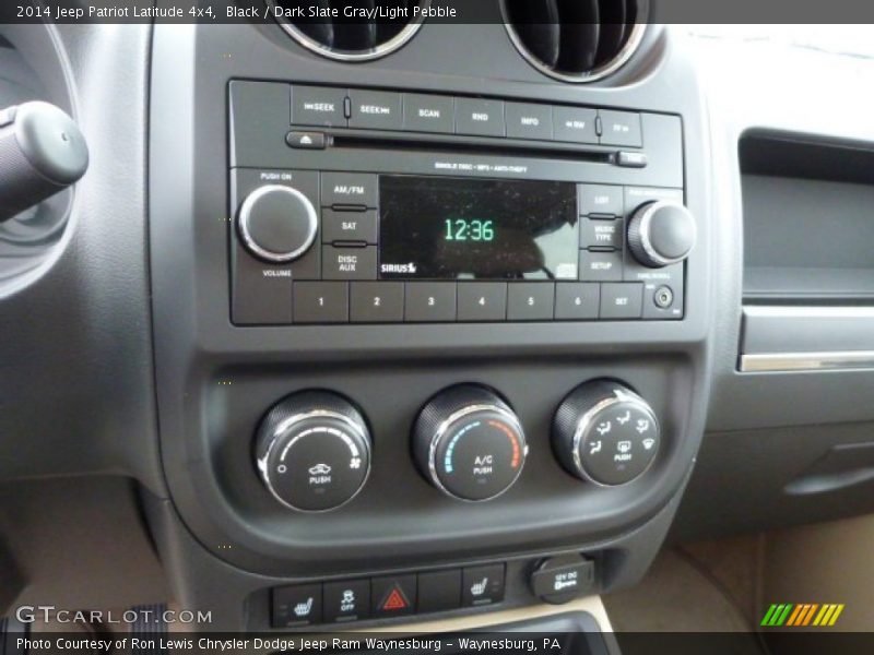 Black / Dark Slate Gray/Light Pebble 2014 Jeep Patriot Latitude 4x4