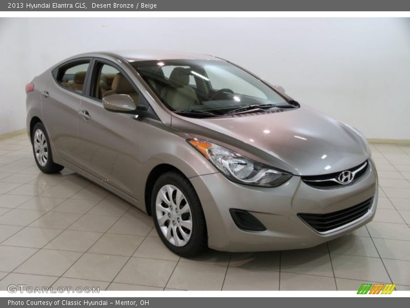 Desert Bronze / Beige 2013 Hyundai Elantra GLS