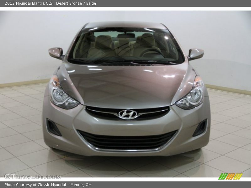 Desert Bronze / Beige 2013 Hyundai Elantra GLS