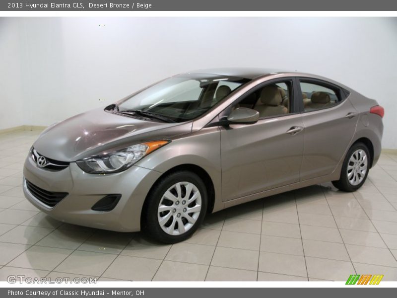 Desert Bronze / Beige 2013 Hyundai Elantra GLS