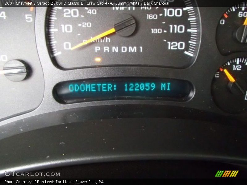 Summit White / Dark Charcoal 2007 Chevrolet Silverado 2500HD Classic LT Crew Cab 4x4