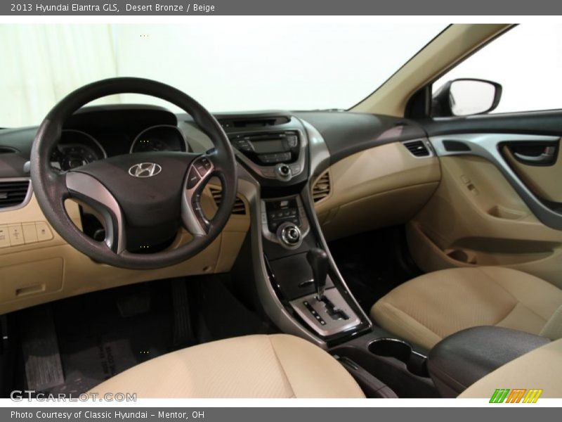 Desert Bronze / Beige 2013 Hyundai Elantra GLS