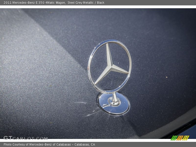 Steel Grey Metallic / Black 2011 Mercedes-Benz E 350 4Matic Wagon