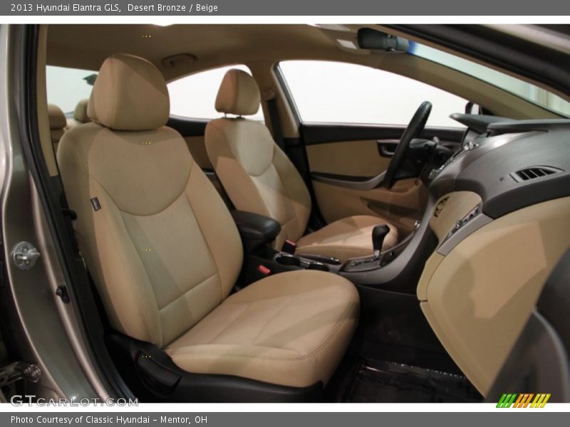 Desert Bronze / Beige 2013 Hyundai Elantra GLS