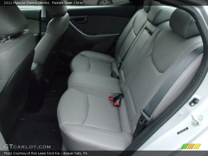 Radiant Silver / Gray 2011 Hyundai Elantra Limited