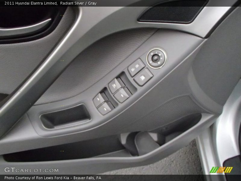 Radiant Silver / Gray 2011 Hyundai Elantra Limited