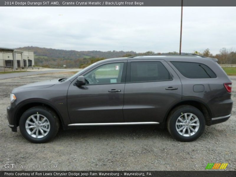 Granite Crystal Metallic / Black/Light Frost Beige 2014 Dodge Durango SXT AWD