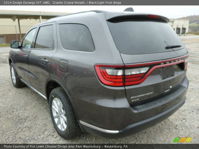 Granite Crystal Metallic / Black/Light Frost Beige 2014 Dodge Durango SXT AWD
