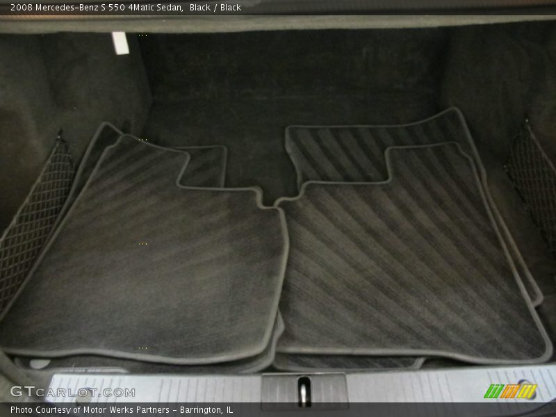 Black / Black 2008 Mercedes-Benz S 550 4Matic Sedan