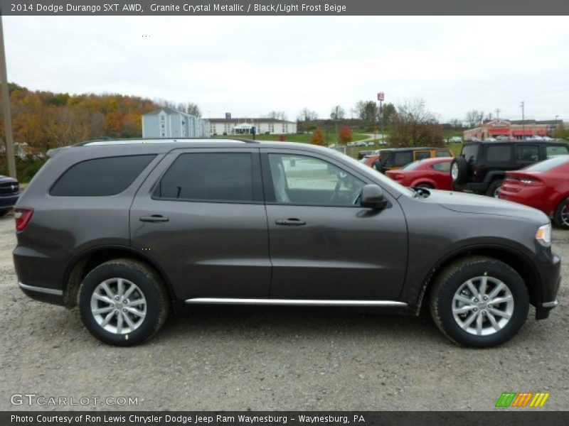 Granite Crystal Metallic / Black/Light Frost Beige 2014 Dodge Durango SXT AWD
