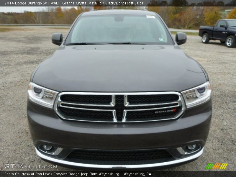 Granite Crystal Metallic / Black/Light Frost Beige 2014 Dodge Durango SXT AWD