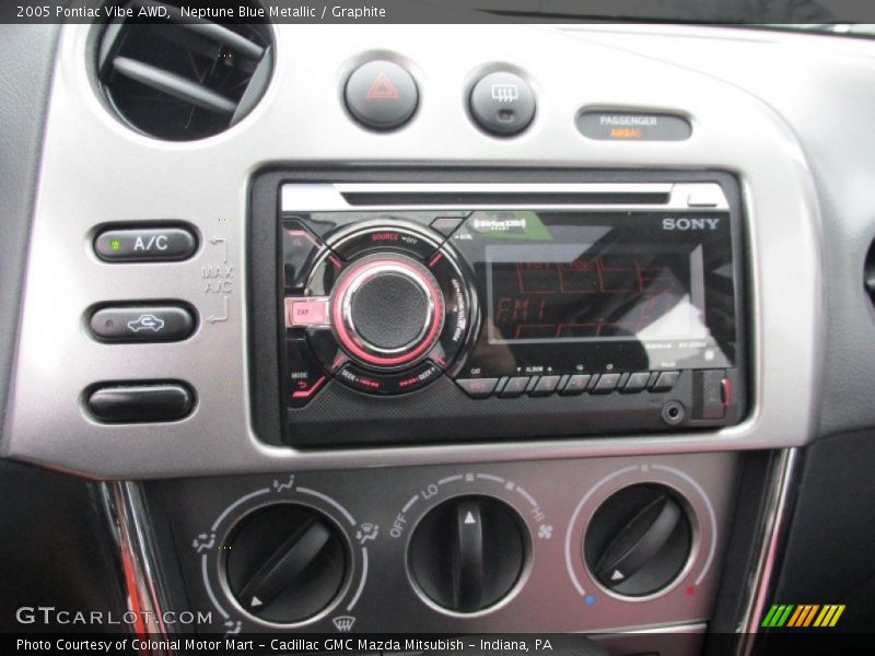 Neptune Blue Metallic / Graphite 2005 Pontiac Vibe AWD