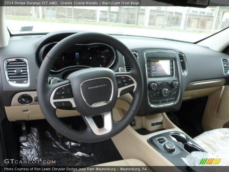 Granite Crystal Metallic / Black/Light Frost Beige 2014 Dodge Durango SXT AWD