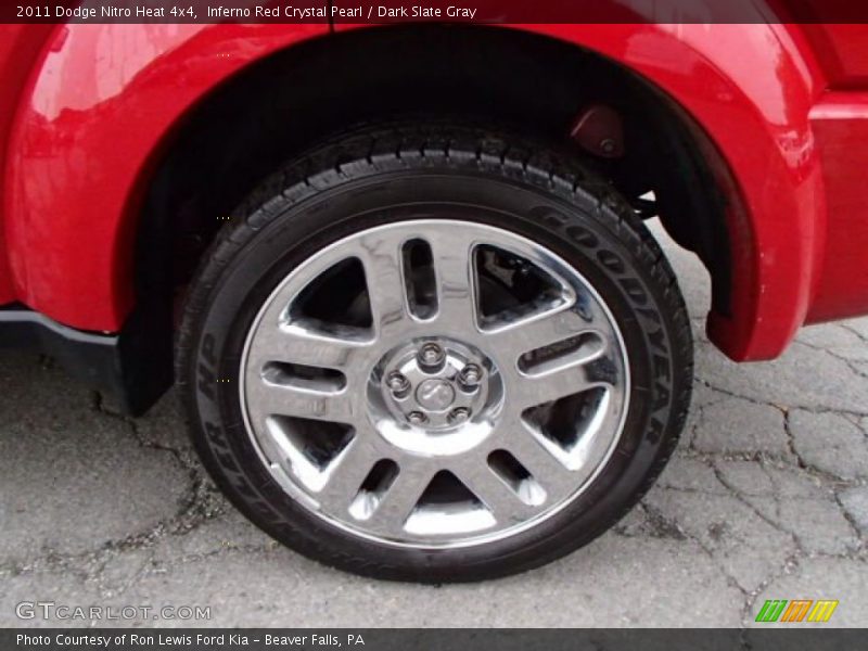 Inferno Red Crystal Pearl / Dark Slate Gray 2011 Dodge Nitro Heat 4x4