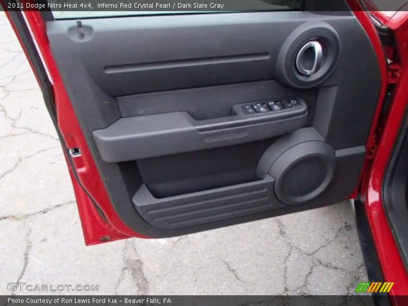 Inferno Red Crystal Pearl / Dark Slate Gray 2011 Dodge Nitro Heat 4x4