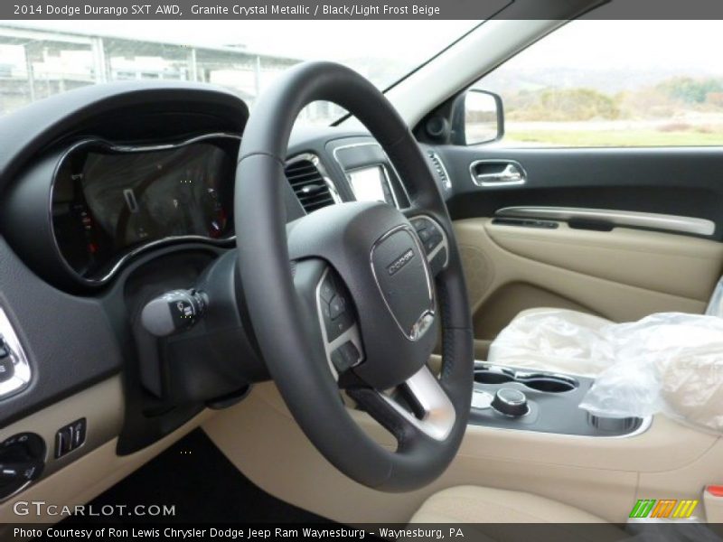 Granite Crystal Metallic / Black/Light Frost Beige 2014 Dodge Durango SXT AWD