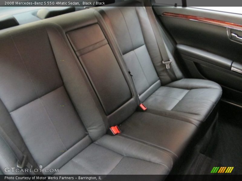 Black / Black 2008 Mercedes-Benz S 550 4Matic Sedan