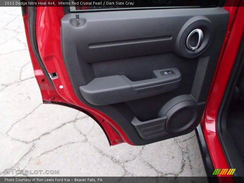 Inferno Red Crystal Pearl / Dark Slate Gray 2011 Dodge Nitro Heat 4x4