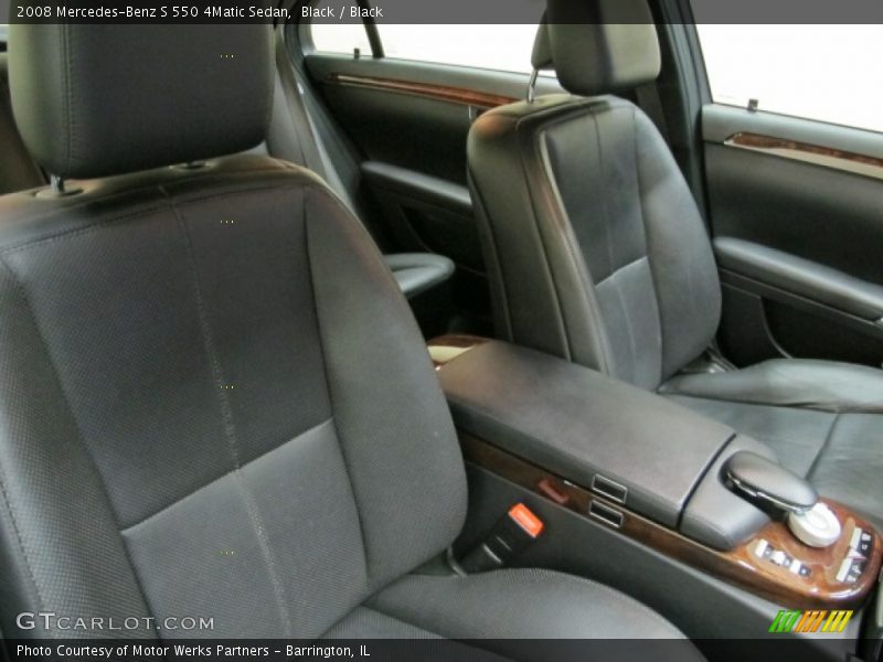 Black / Black 2008 Mercedes-Benz S 550 4Matic Sedan