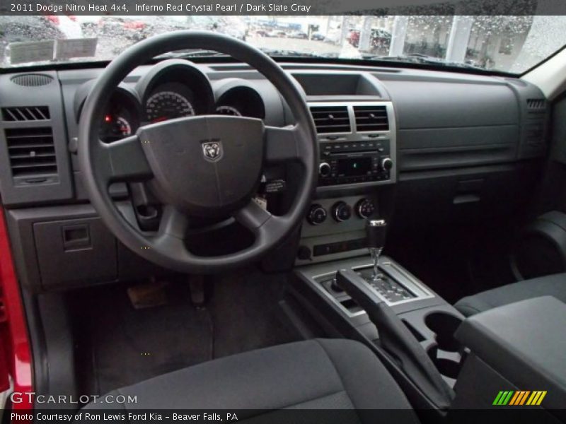 Inferno Red Crystal Pearl / Dark Slate Gray 2011 Dodge Nitro Heat 4x4