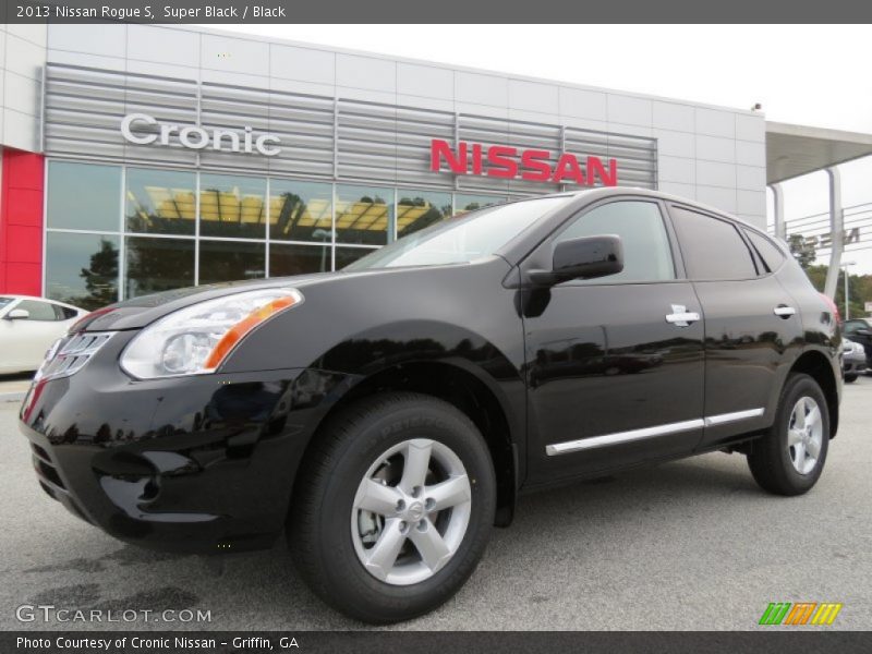 Super Black / Black 2013 Nissan Rogue S