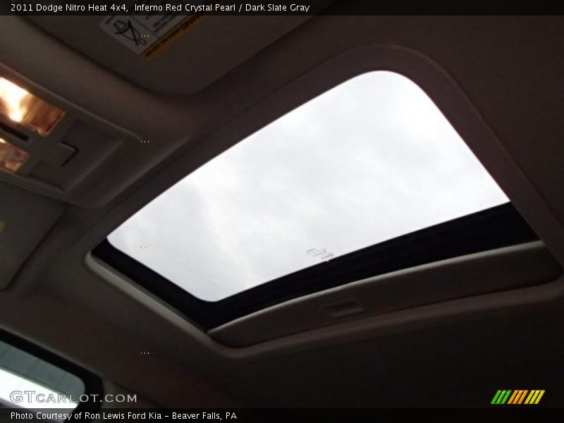 Inferno Red Crystal Pearl / Dark Slate Gray 2011 Dodge Nitro Heat 4x4