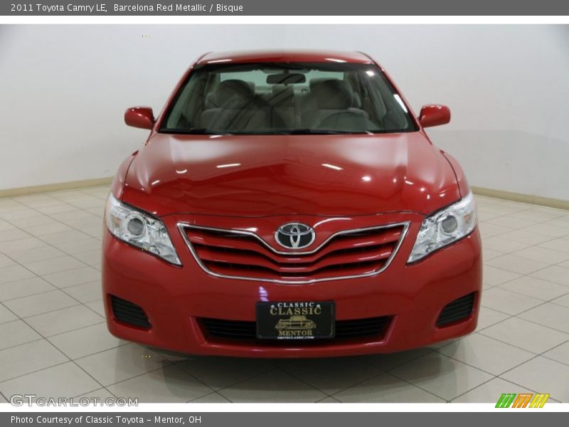 Barcelona Red Metallic / Bisque 2011 Toyota Camry LE
