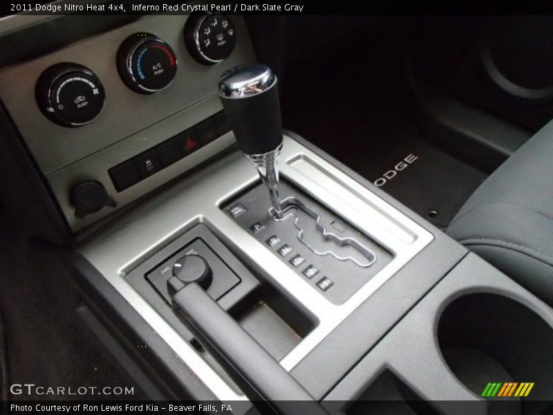 Inferno Red Crystal Pearl / Dark Slate Gray 2011 Dodge Nitro Heat 4x4