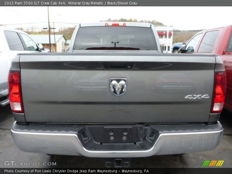 Mineral Gray Metallic / Black/Diesel Gray 2013 Ram 3500 SLT Crew Cab 4x4