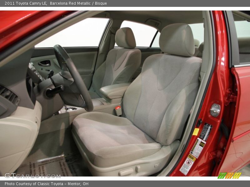 Barcelona Red Metallic / Bisque 2011 Toyota Camry LE