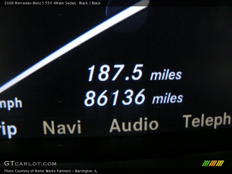 Black / Black 2008 Mercedes-Benz S 550 4Matic Sedan