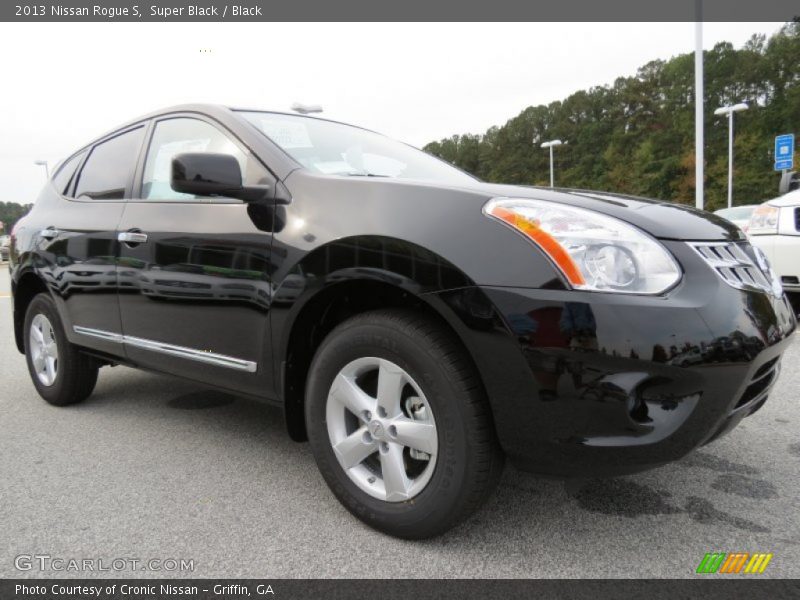 Super Black / Black 2013 Nissan Rogue S