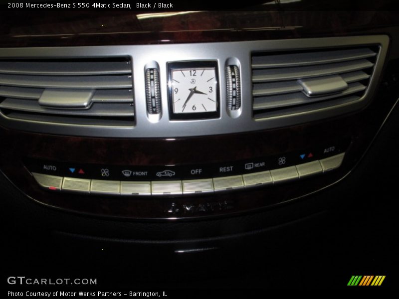 Black / Black 2008 Mercedes-Benz S 550 4Matic Sedan