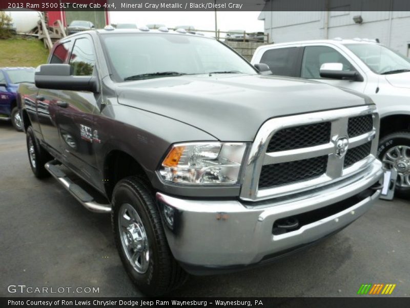 Front 3/4 View of 2013 3500 SLT Crew Cab 4x4