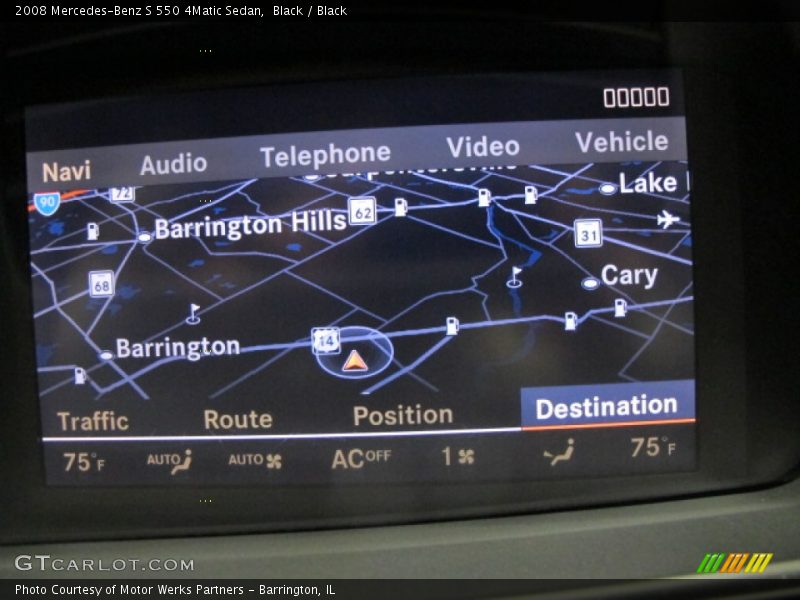 Black / Black 2008 Mercedes-Benz S 550 4Matic Sedan