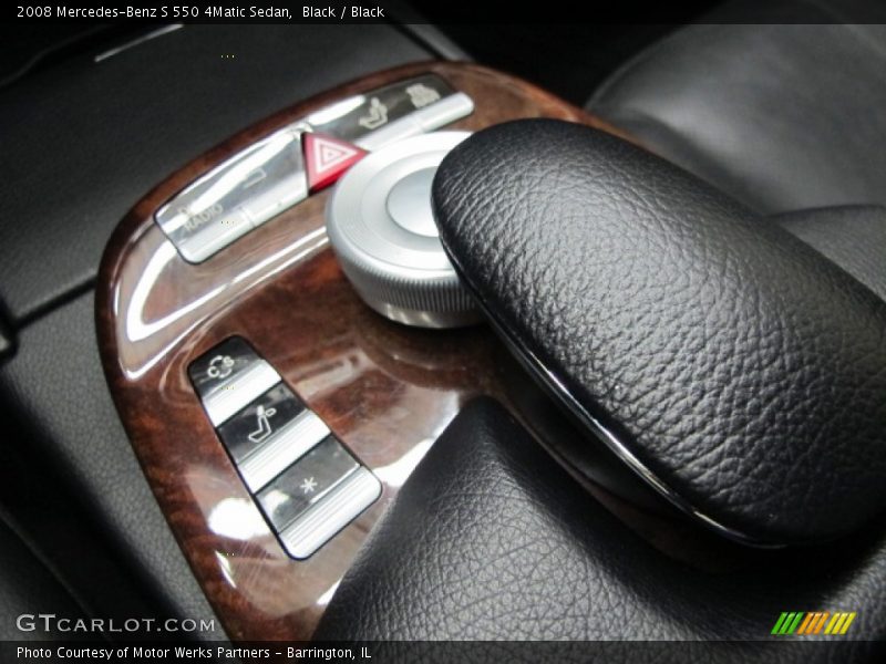 Black / Black 2008 Mercedes-Benz S 550 4Matic Sedan