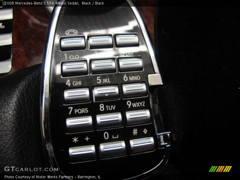 Black / Black 2008 Mercedes-Benz S 550 4Matic Sedan