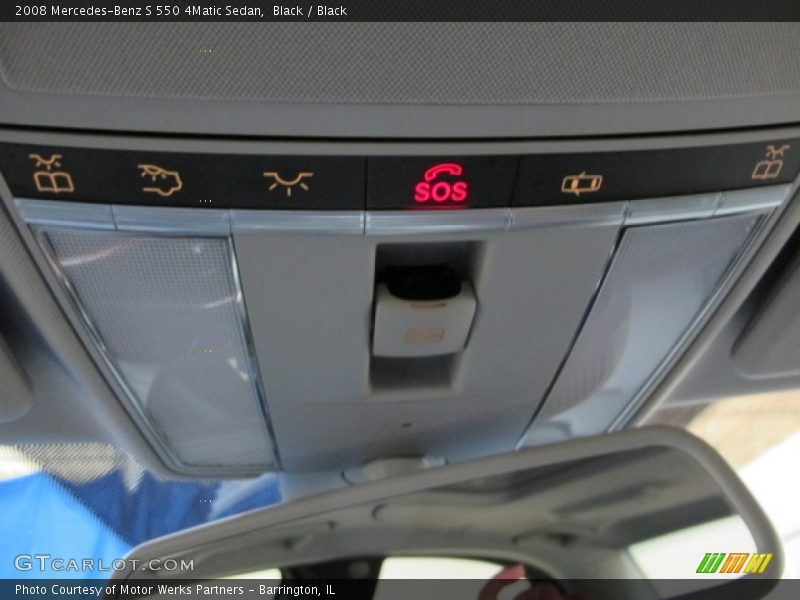 Black / Black 2008 Mercedes-Benz S 550 4Matic Sedan