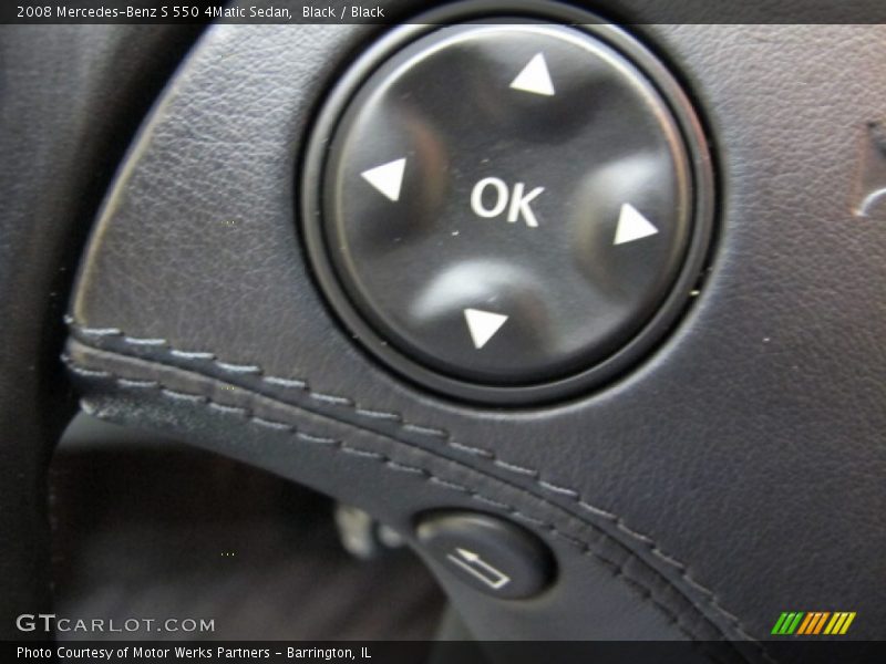 Black / Black 2008 Mercedes-Benz S 550 4Matic Sedan