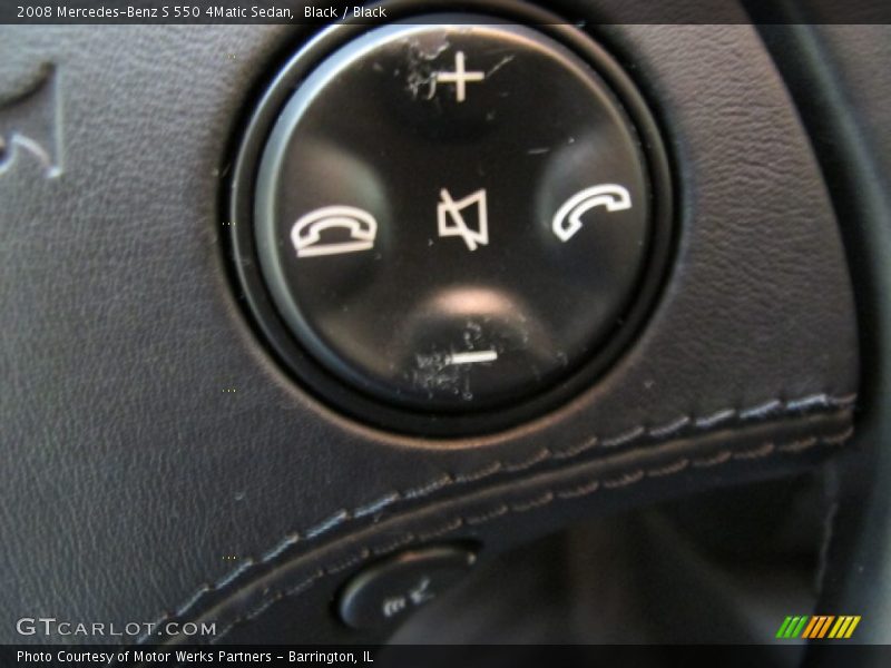 Black / Black 2008 Mercedes-Benz S 550 4Matic Sedan
