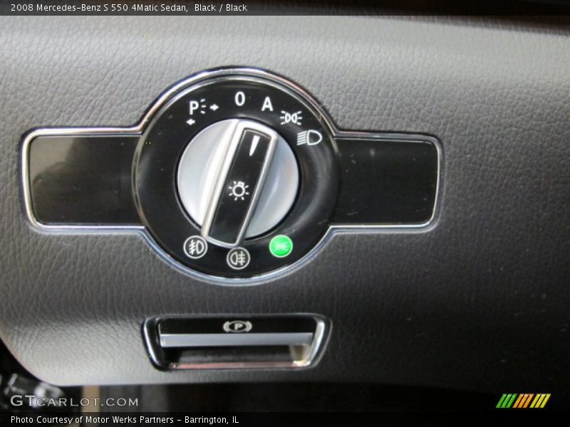 Black / Black 2008 Mercedes-Benz S 550 4Matic Sedan
