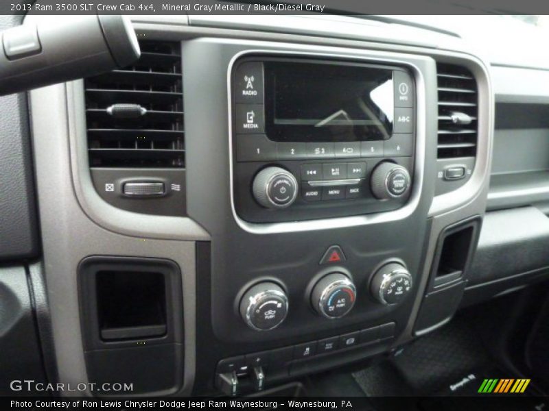 Controls of 2013 3500 SLT Crew Cab 4x4
