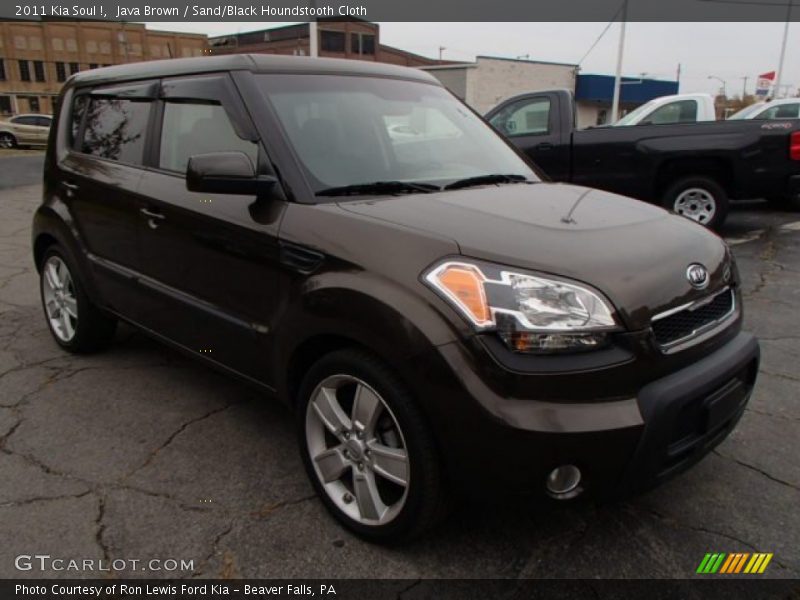 Java Brown / Sand/Black Houndstooth Cloth 2011 Kia Soul !