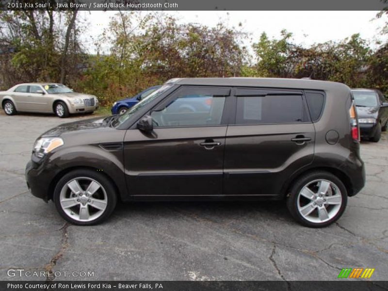 Java Brown / Sand/Black Houndstooth Cloth 2011 Kia Soul !