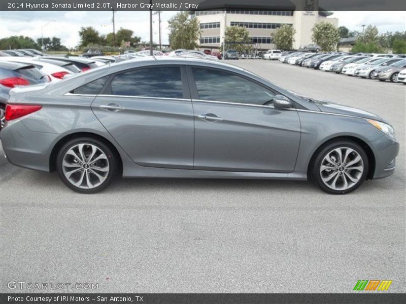 Harbor Gray Metallic / Gray 2014 Hyundai Sonata Limited 2.0T