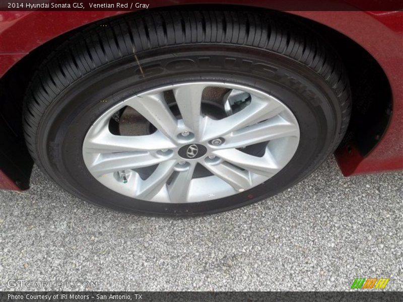 Venetian Red / Gray 2014 Hyundai Sonata GLS