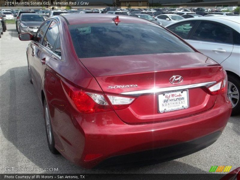 Venetian Red / Gray 2014 Hyundai Sonata GLS
